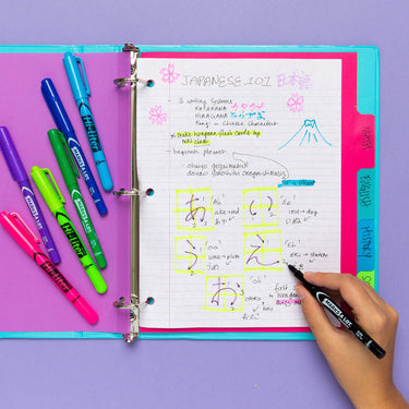 AVERY Hi-Liter Desk-Style Highlighters, Smear Safe Ink, Chisel Tip is great for sketch book art, 12 Assorted Colors (98034) 12 Count (Pack of 1) 12 highlighters